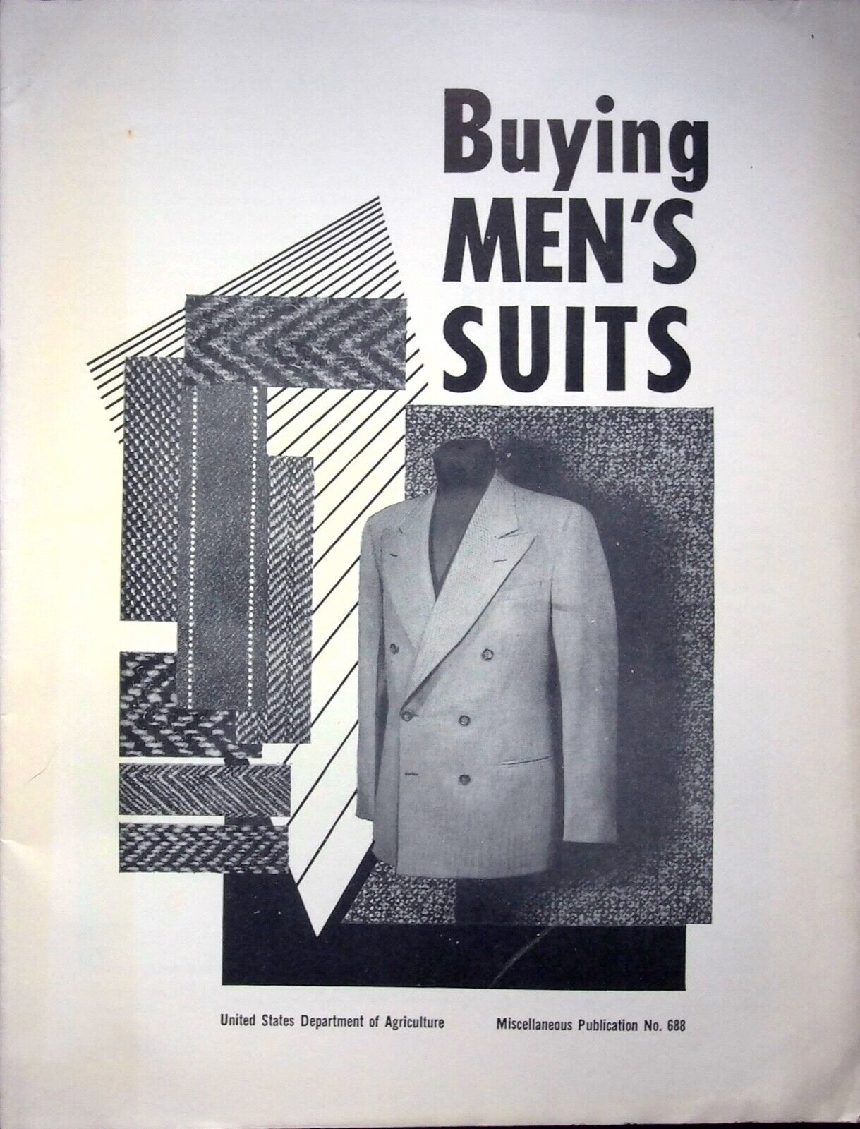 BUYING MEN'S SUITS UNITED STATES DEPARTMENT OF AGRICULTURE 1954