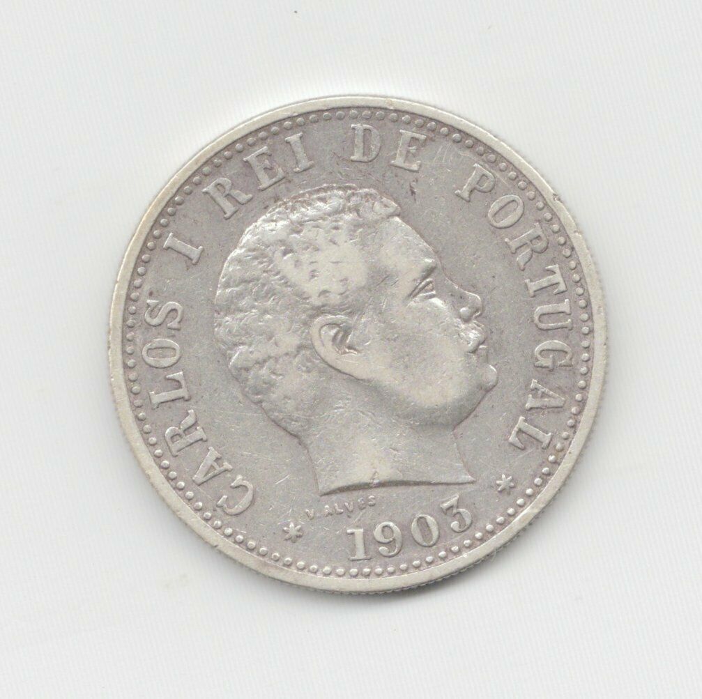 Portuguese India Silver 1903 Rupee-Lot B13
