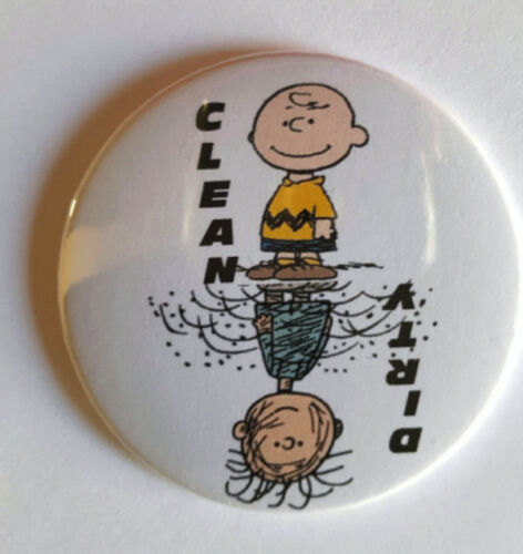 Peanuts Charlie Brown Pigpen  Dishwasher Magnet Clean Dirty Portable