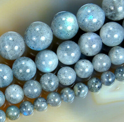 New 8mm 10mm 12mm Indian Labradorite Round Loose Gemstones Beads 15"