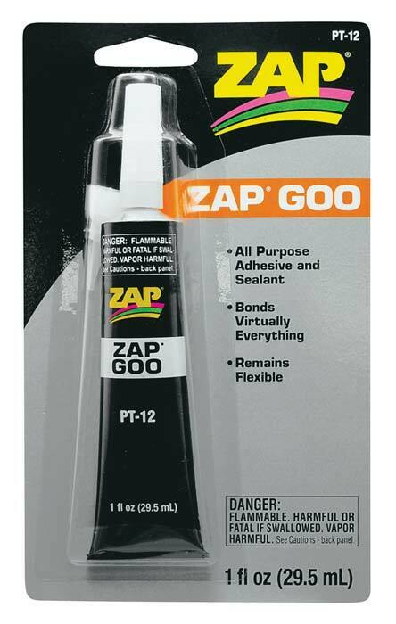 New Zap Adhesives Zap-a-dap-a-goo 1 Oz Pt12