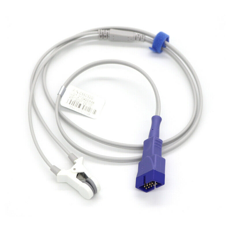 US Compatible Nellcor Oximax Pulse Oximeter SpO2 Sensor Adult Ear Clip 1m 9pin