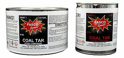 Fasco #54 - Coal Tar Epoxy - 3 Quart Kit